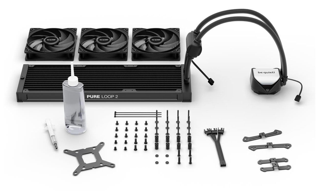 Be Quiet Pure Loop 2FX 360 水冷 静音 ２回使用のみ PURE LOOP 2 FX | 360mm silent Chłodzenie wodne from be quiet!